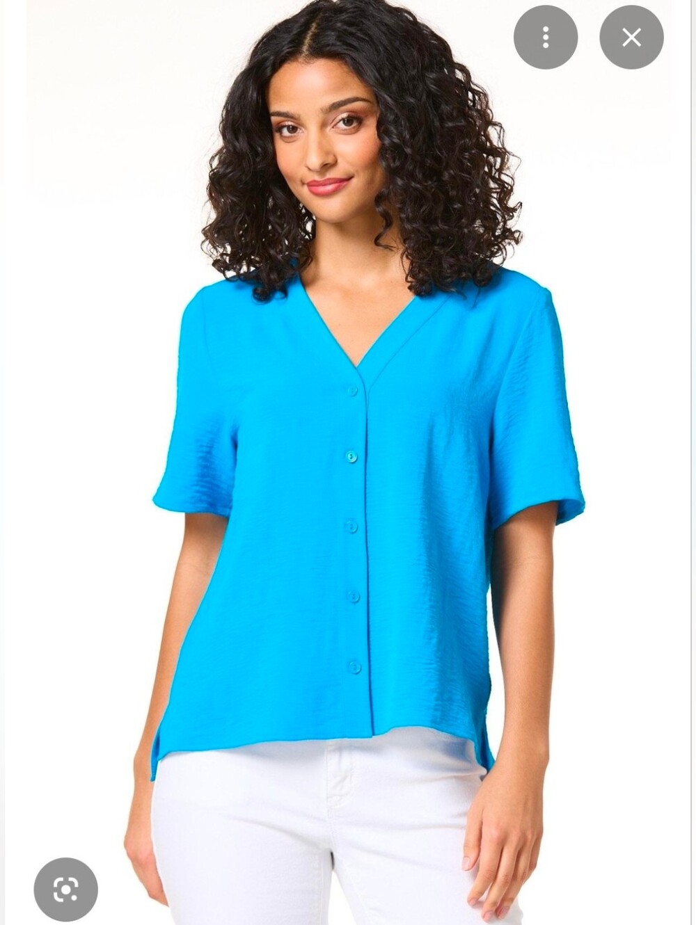 Cato's Flowy Button Down Shirt